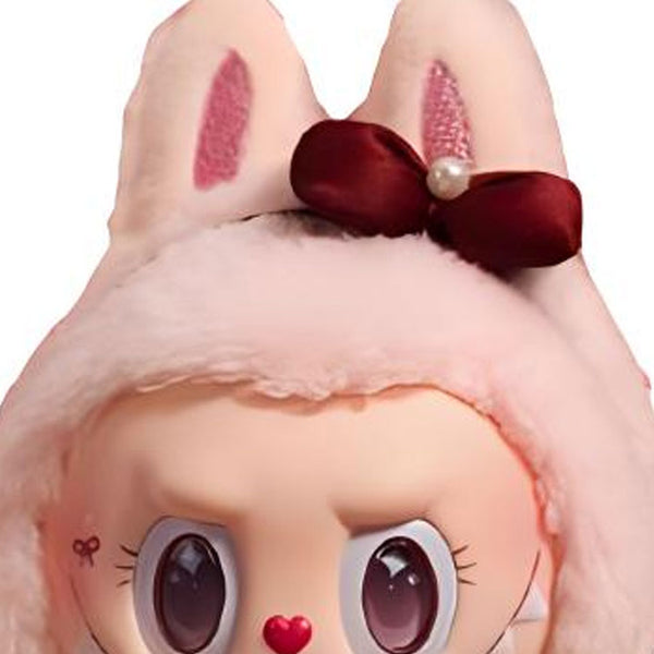 POP MART Labubu Shimmering Fairy Tale Collection MOKOKO Christmas Rubber Plush Trendy Figures 18cm