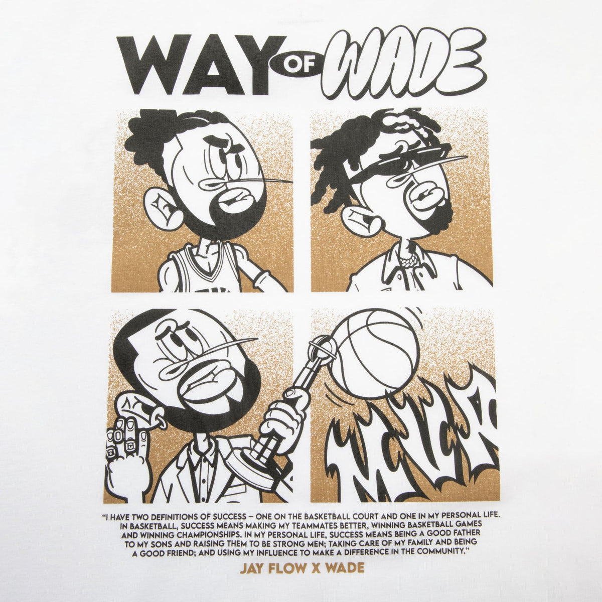 LiNing Way of Wade x Jay Flow T-Shirt 'White'