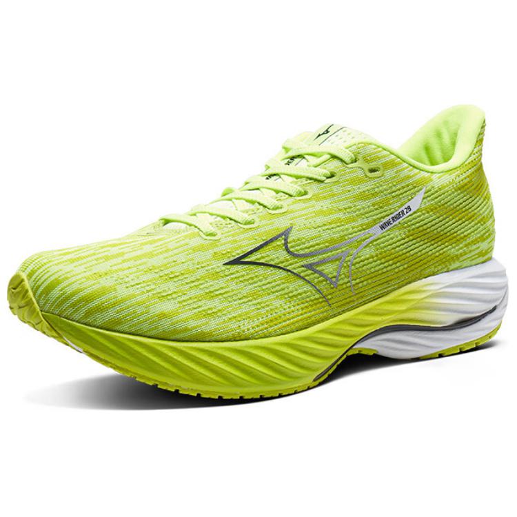 Mizuno Wave Rider 28 'Neo Lime' | Running Shoes Secondary image