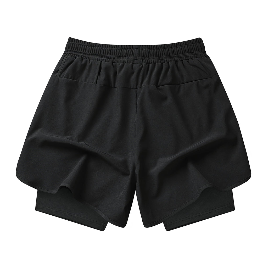 HUANQIU Tight-Fitting Sports Shorts